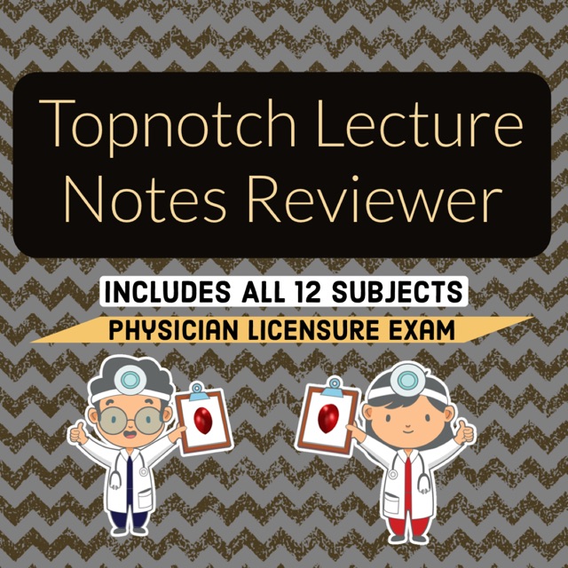 Topnotch Lecture Notes Reviewer Complete Set Shopee Philippines