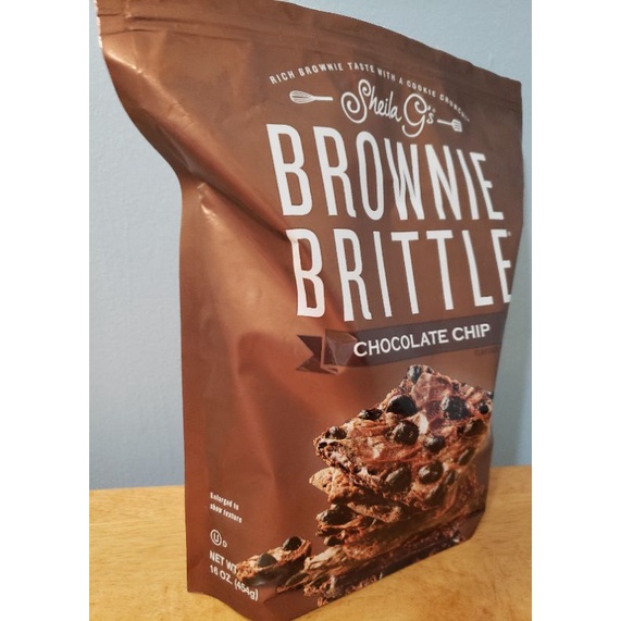 Sheila G's Brownie Brittle Chocolate Chip 16oz (454 Grams) | Shopee ...