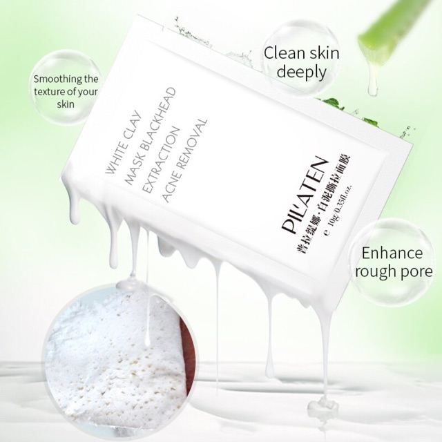 WHITE CLAY MASK BLACKHEAD EXTRACTION ACNE REMOVAL / BLACK HEAD EX PORE ...