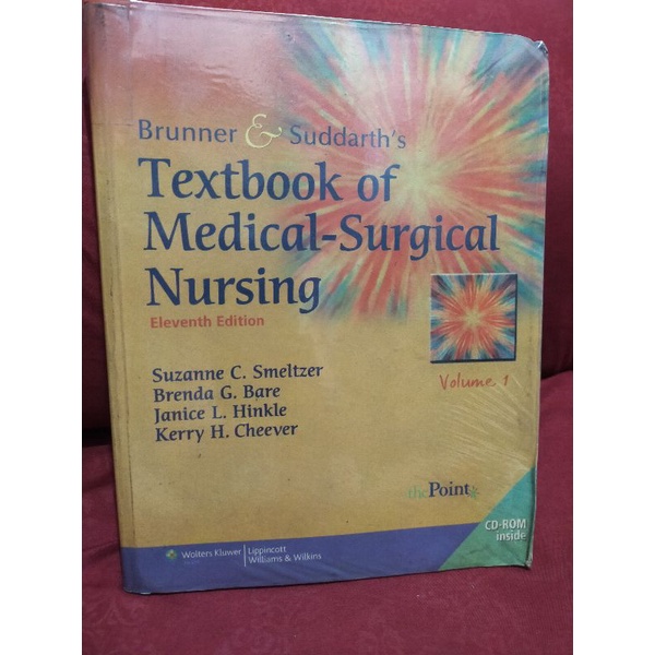 Textbook Of Medical-Surgical Nursing Brunner & Suddarth (11th Edition ...