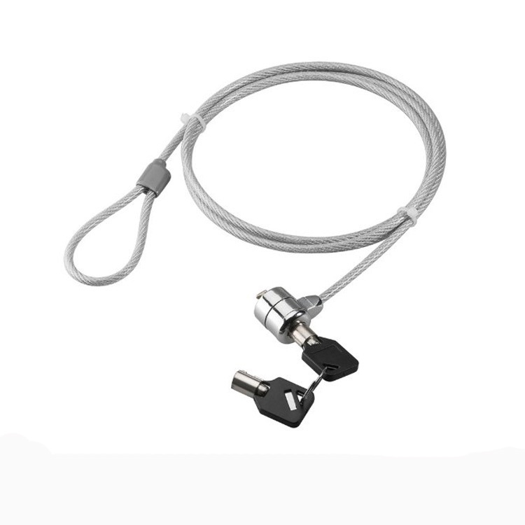 Laptop Lock Cable Anti-Theft Lock Anti-Cut Key Type 1.8M Bold for ...