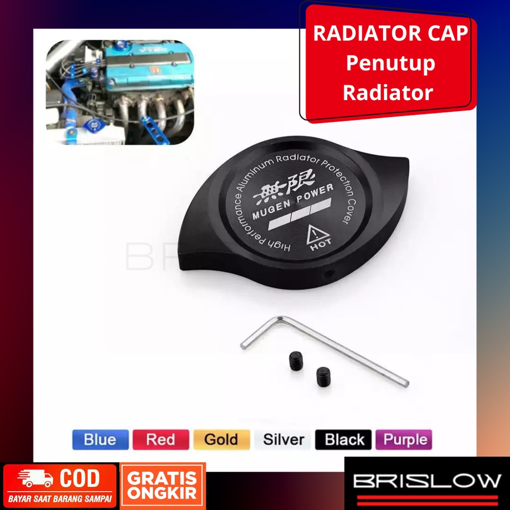 Mugen Car radiator cover | Universal Motorcycle | Radiator Cap | Shopee ...
