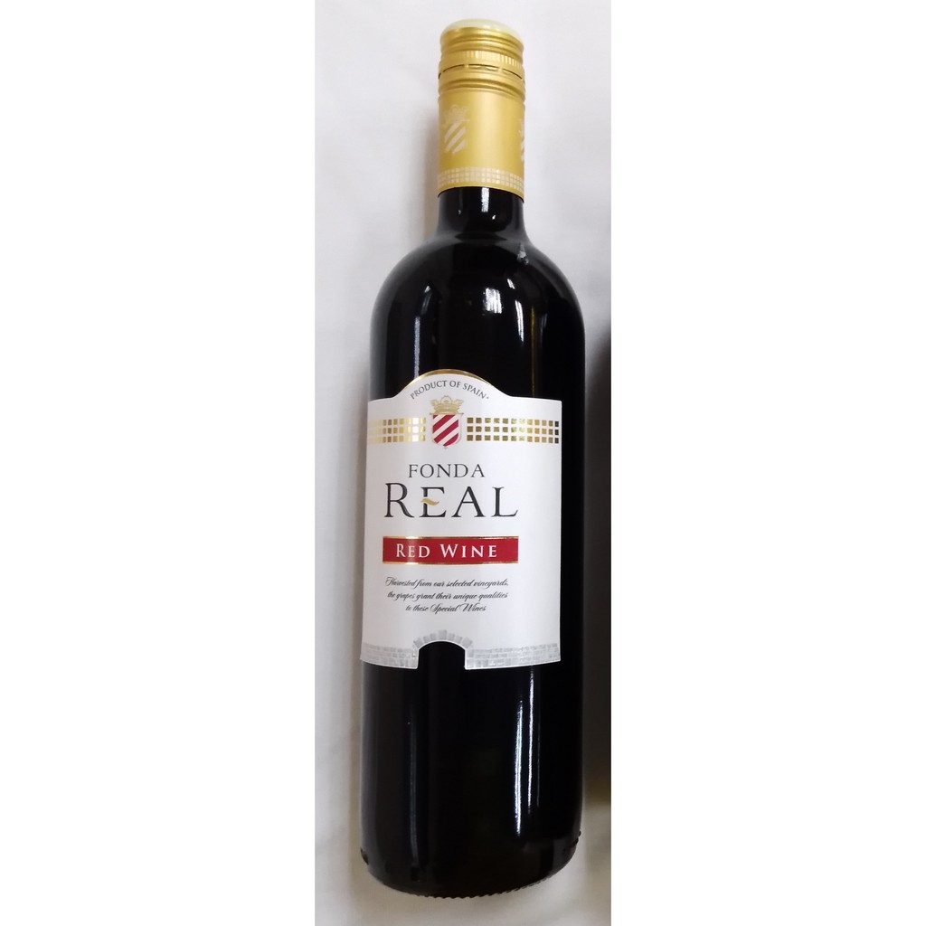 1 Bottle Fonda Real Spanish Red Wine Shopee Philippines