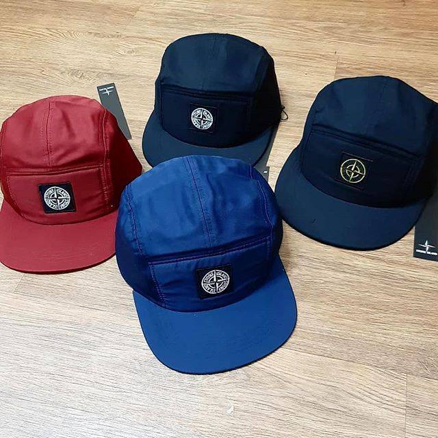 Stone island five panel hot sale cap