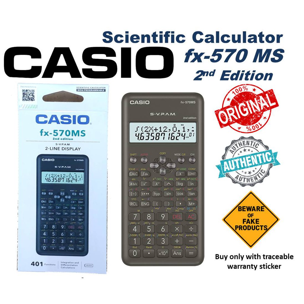 Casio fx 570ms 2nd edition sale