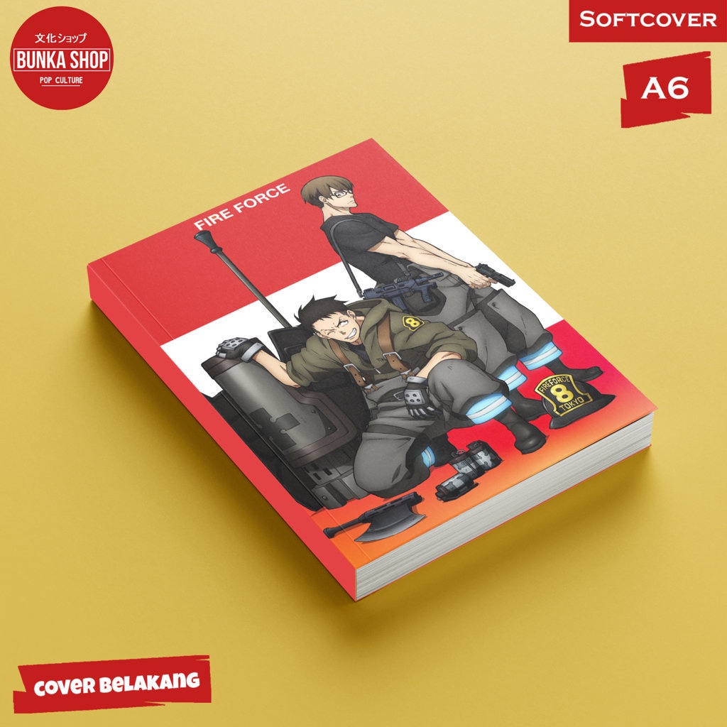 Pocket Note Fire Force 1 Obi X Hinawa Softcover A6 Notebook Notes ...