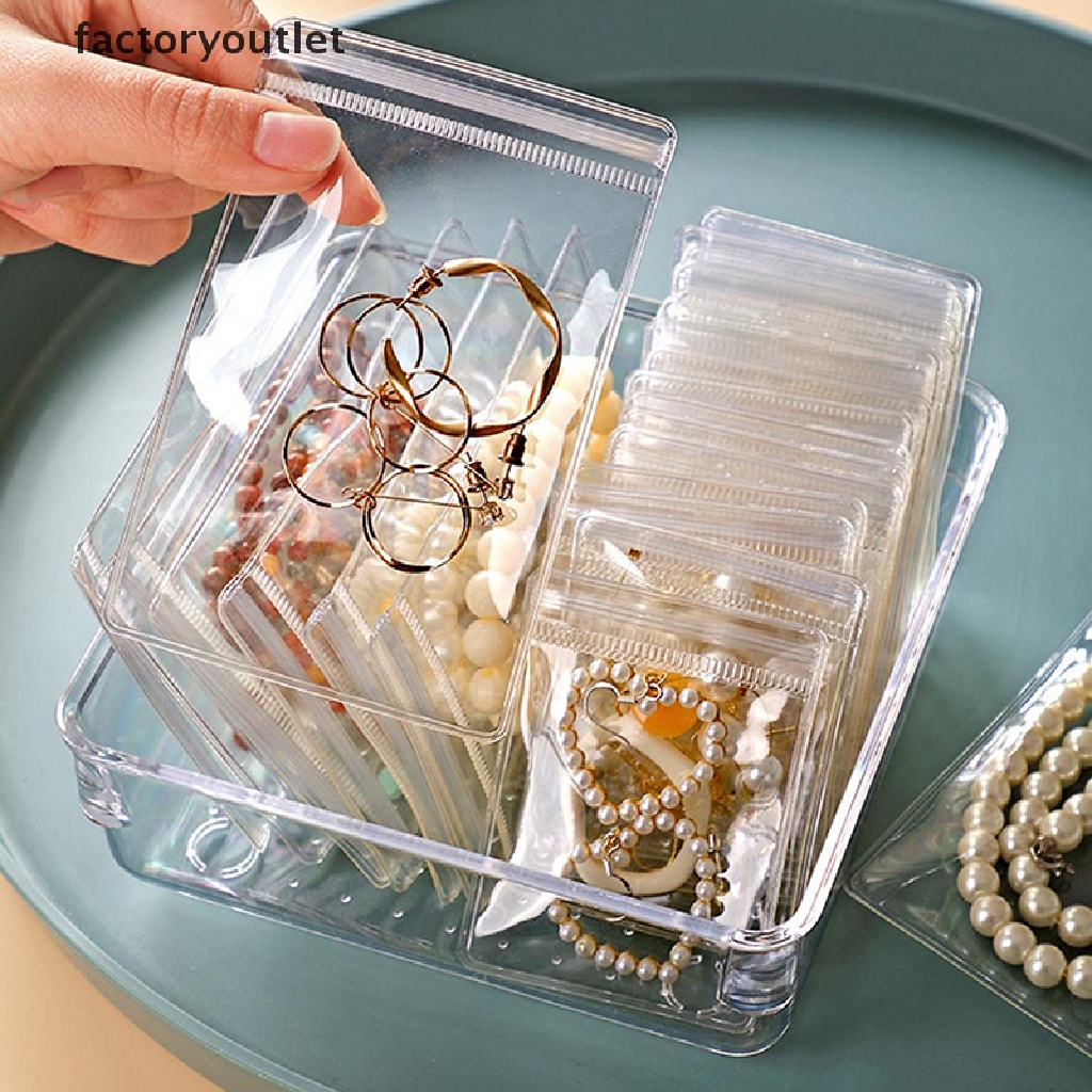FCPH 10pcs/set Jewelry Bag Pouches Anti-oxidation Bag Jewelry Storage ...
