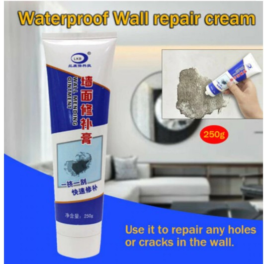 250g Wall Repairing Ointment Universal Mending Paste Repair Cream Grout ...