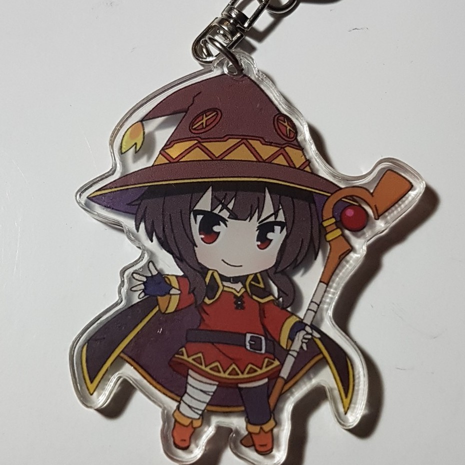 Konosuba Anime Premium Acrylic Keychain ( Megumin , Aqua , Darkness ...