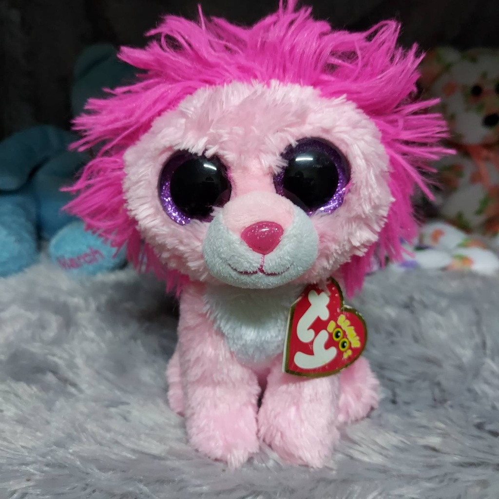 TT 10-6 Inch Big-Eyed ty Doll-Lion Deer Kangaroo Learner Signing