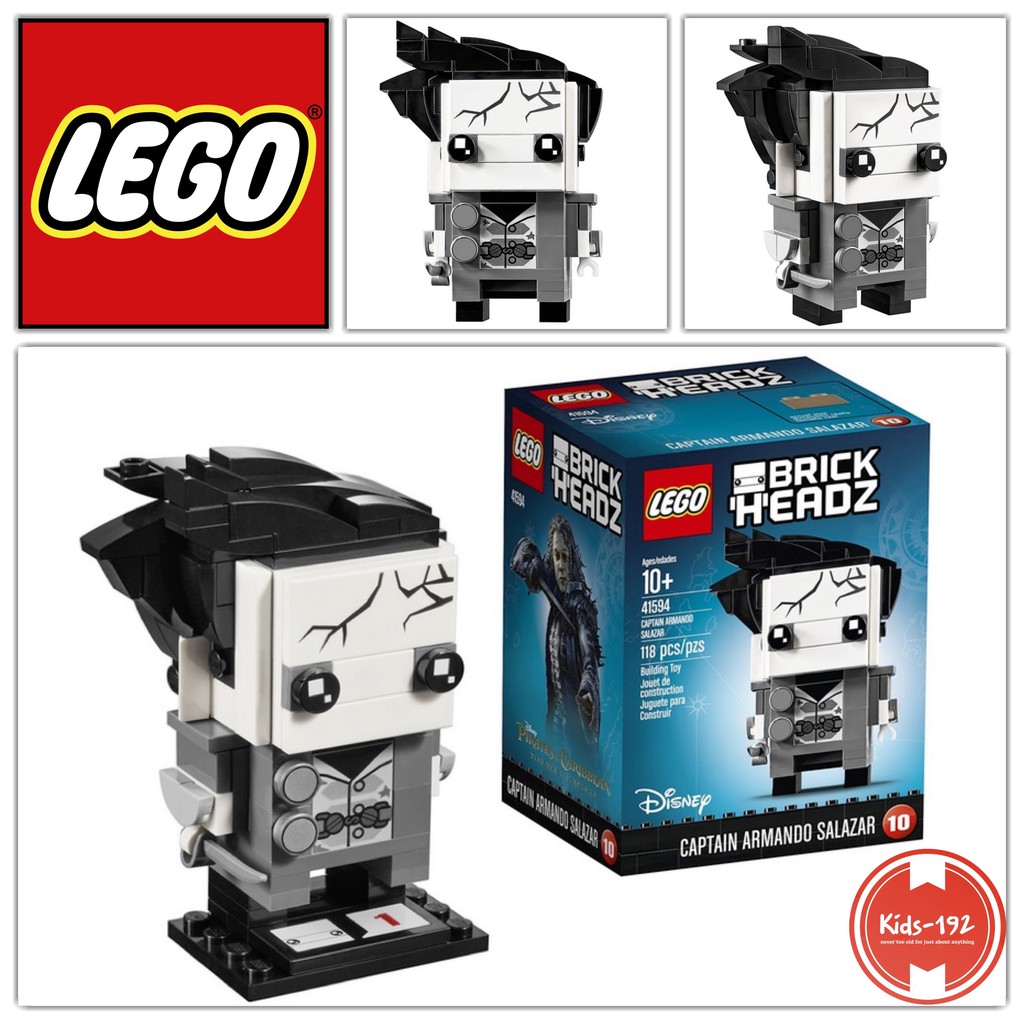 LEGO BrickHeadz Captain Armando Salazar 41594 Building Kit Shopee Philippines