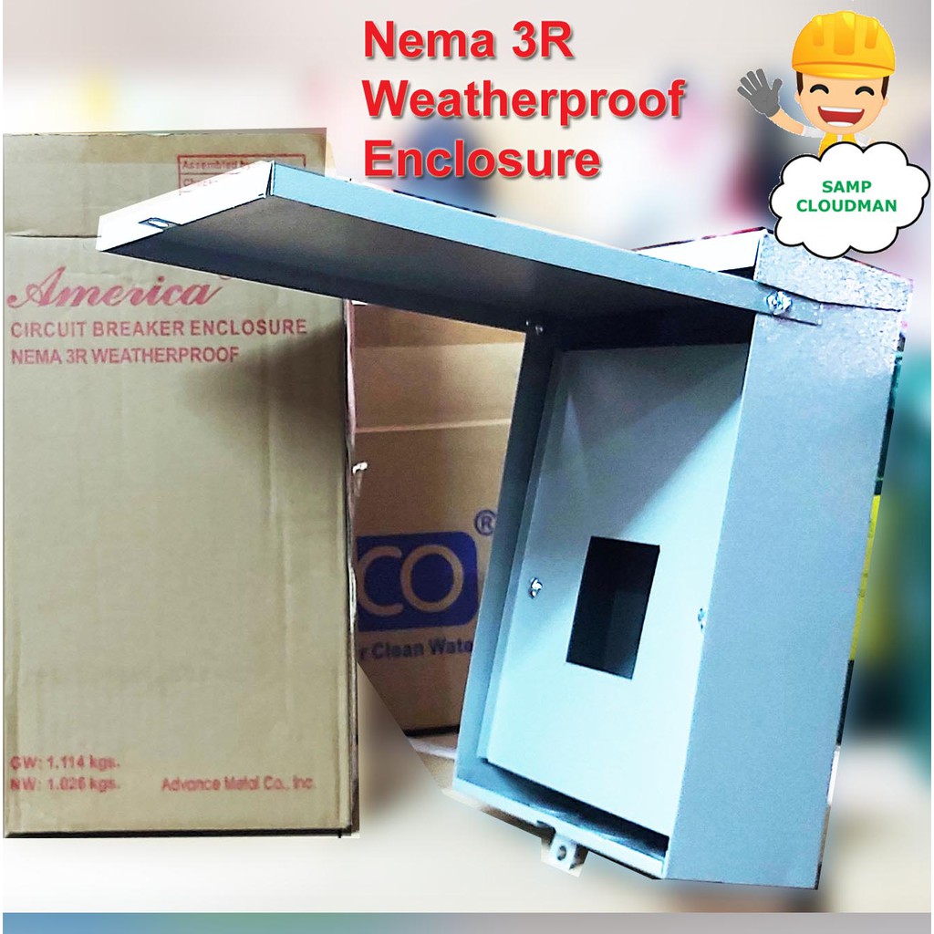 Nema 3r Weatherproof Enclosure Plug In Or Bolt On Circuit Breaker