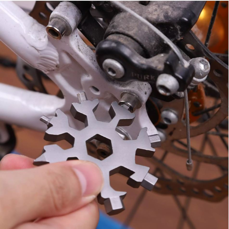 18 in 1 Multi-Tool Stainless Steel Snow Shape Flat Cross Head ...