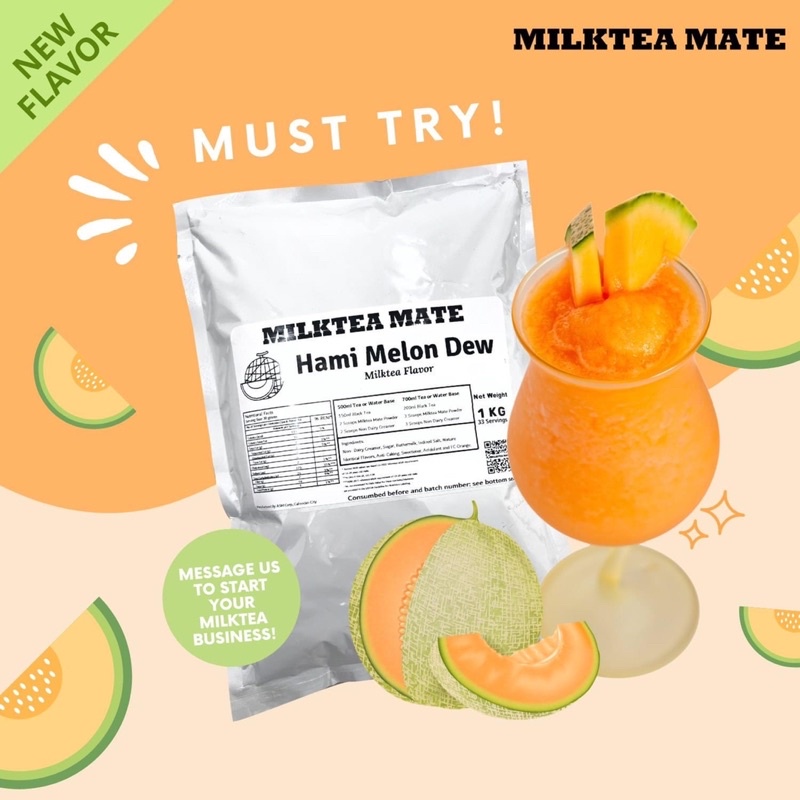MLKT HAMI MELON DEW MILKTEA FLAVORED POWDER Shopee Philippines