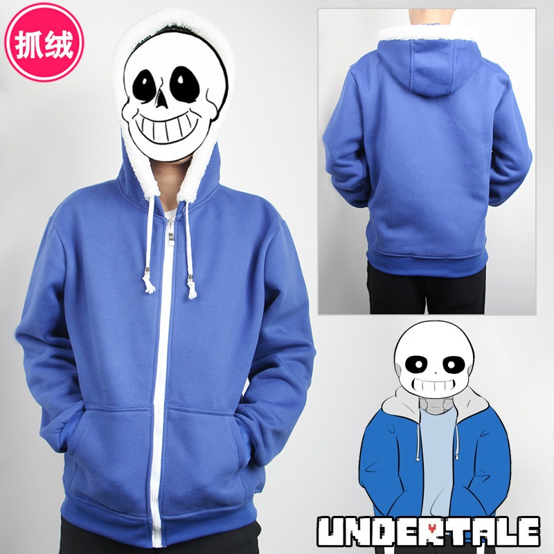 Ready Stock Game Undertale Sans Cosplay Costume Hoodie Halloween Shopee Philippines