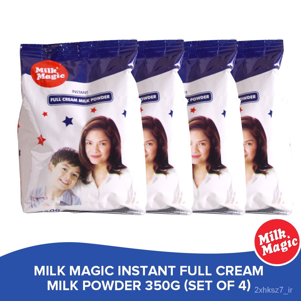 Milk Magic Instant Full Cream Milk Powder 350g Set Of 4 Nutritious Health Drink Grocery Item 7963