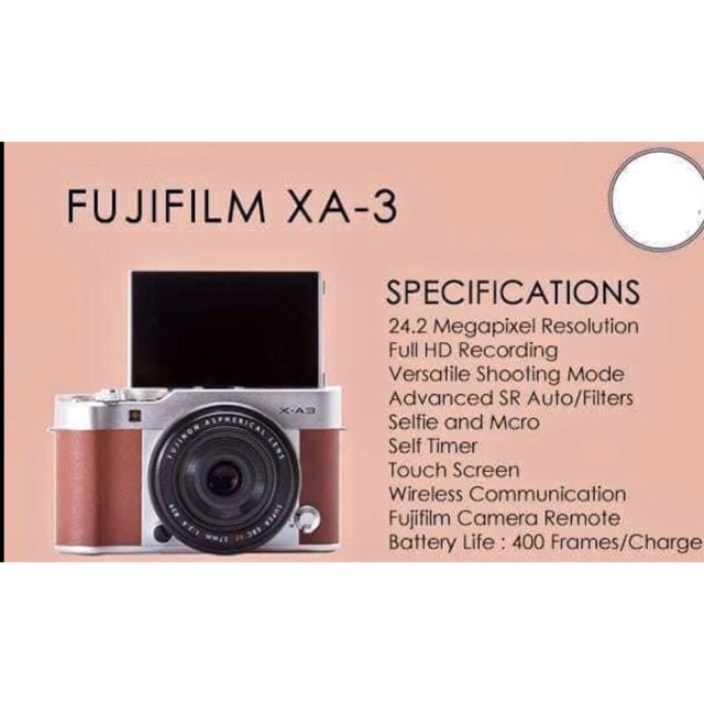 Fujifilm ax3 deals