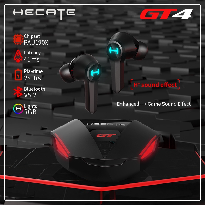 EDIFIER HECATE GT4 TWS True Wireless Gaming Earphones Dual Mode 45ms ...