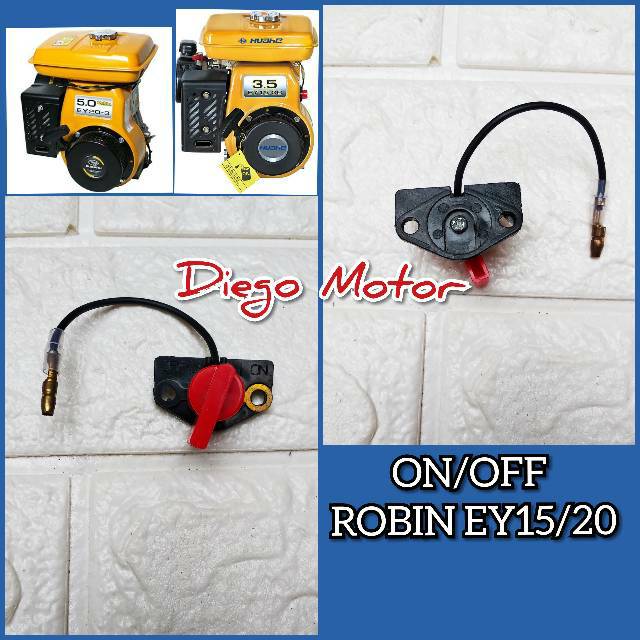 MESIN Robin engine Switch on and off Switch type EY15 and EY20 | Shopee ...