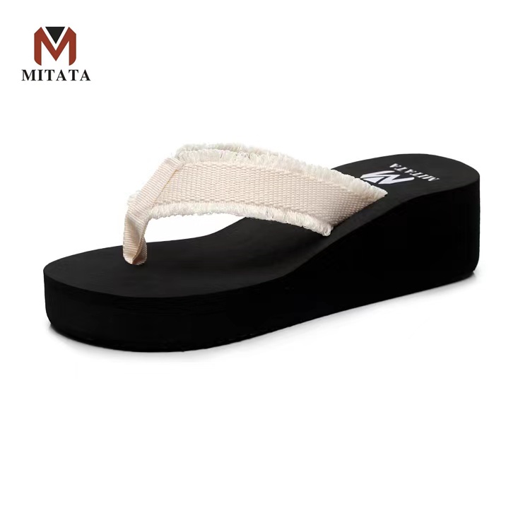 MITATA lightweight wedge flip flops for women | Shopee Philippines