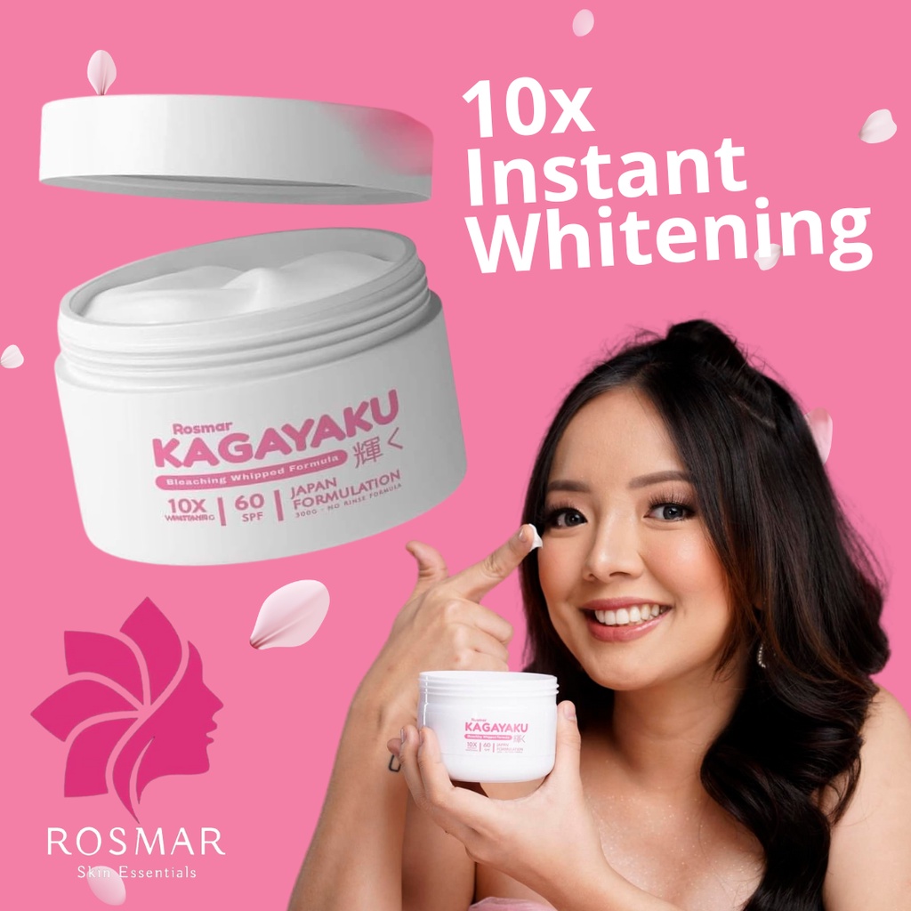 Rosmar Kagayaku Bleaching Whipped Formula 10x Instant Whitening SPF 60