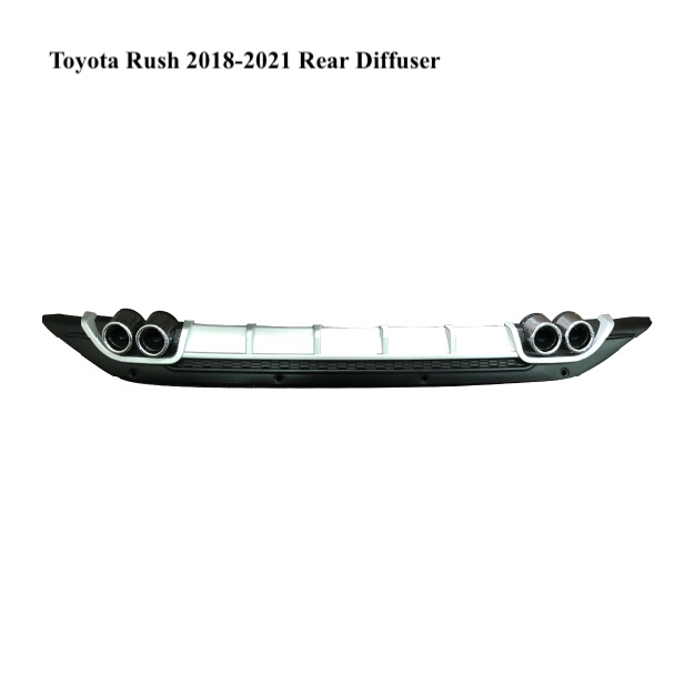 Black Rear Diffuser for Toyota Rush 2018 to 2021 | Shopee Philippines