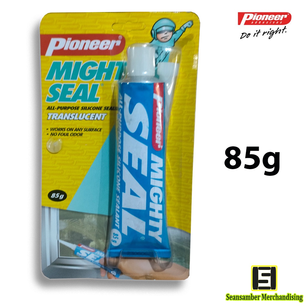 Pioneer Mighty Seal All Purpose Silicone Sealant G Translucent Shopee Philippines