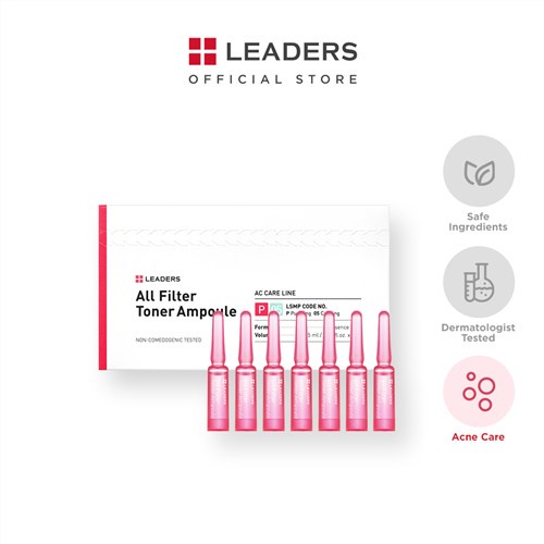 LEADERS All Filter Toner Ampoule with MultiEX BSASM™ (EXP: 6/3/2022 ...