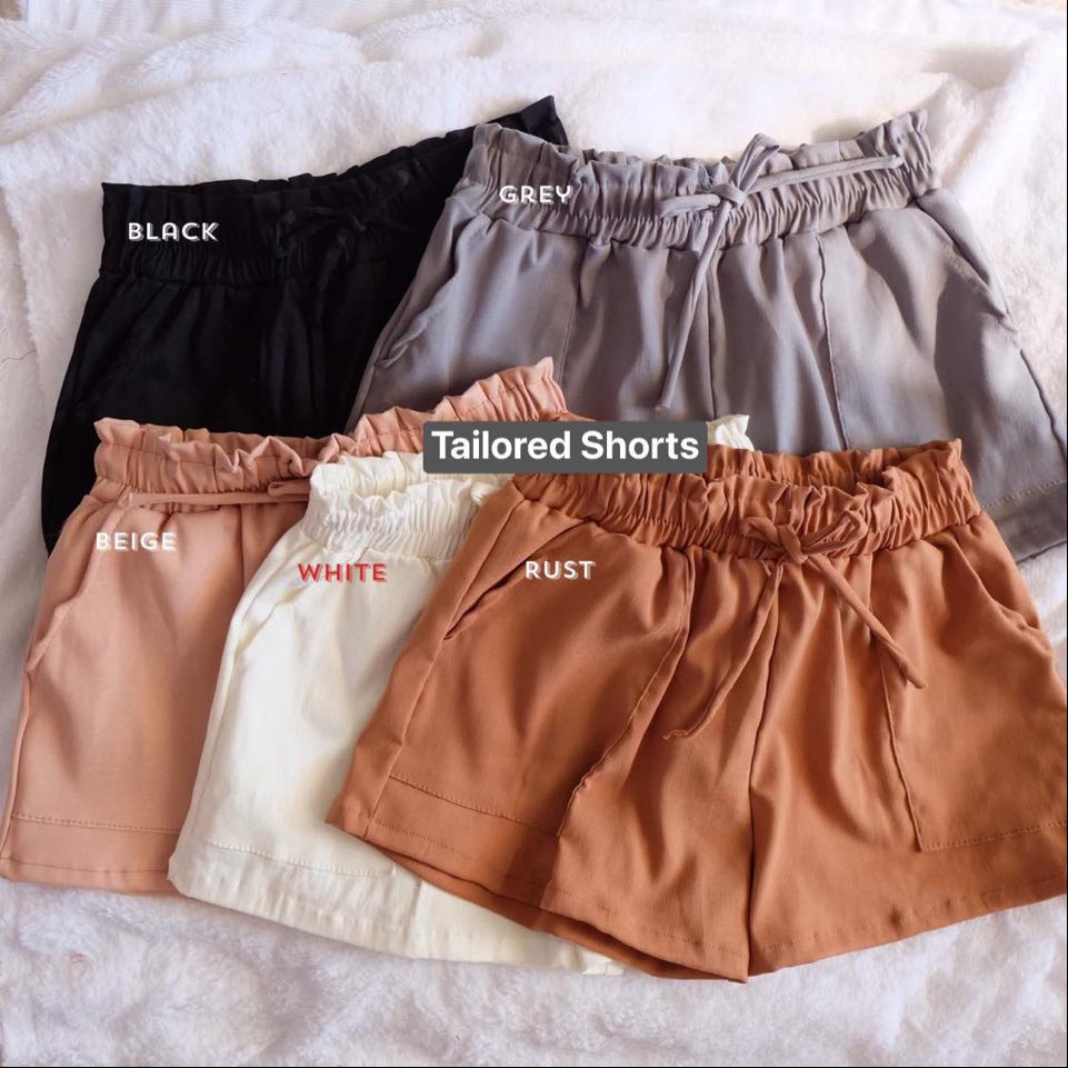 Casual Shorts For Women Tailored Shorts Women Plain Shorts | Shopee ...