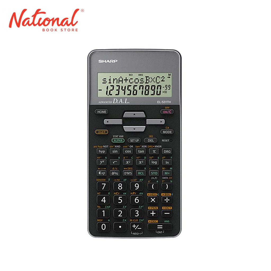 Sharp Scientific Calculator El531Thgy 273Functions 2Line Display Home