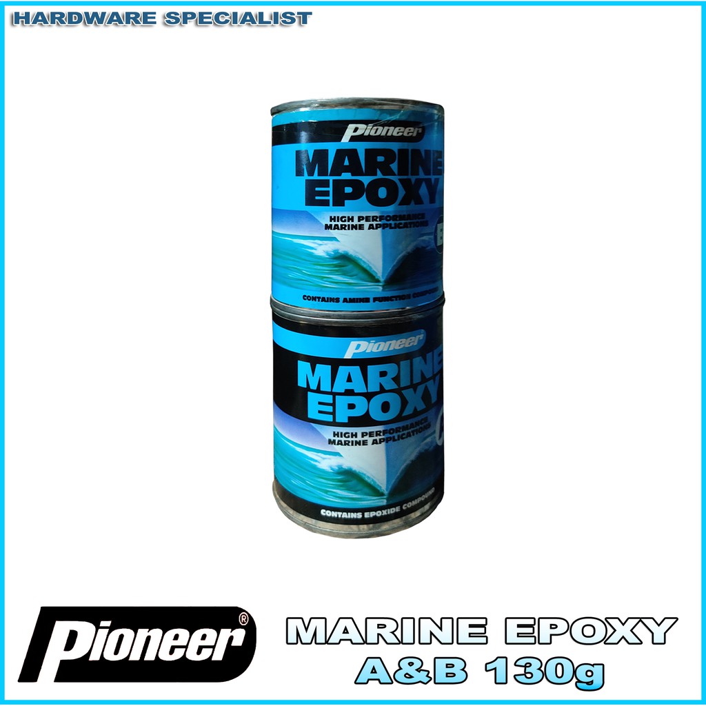 Pioneer Marine Epoxy A & B 130 grams Original Authentic | Shopee ...