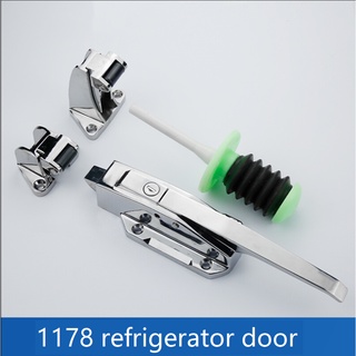 1178 Stainless Steel Refrigerator Door Lock Convex Door Freezer