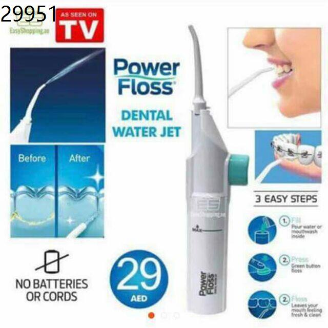 fake brace Oral Power Floss Dental Water Jet Seen on TV Air Power Cords Tooth Pick Braces