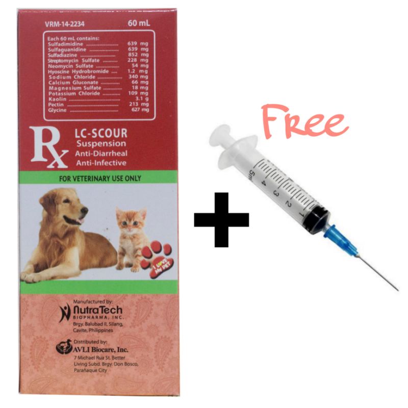 Lc Scour Medicine For Loose Motion For Dogs LC-Scour W/ FREE 5mL