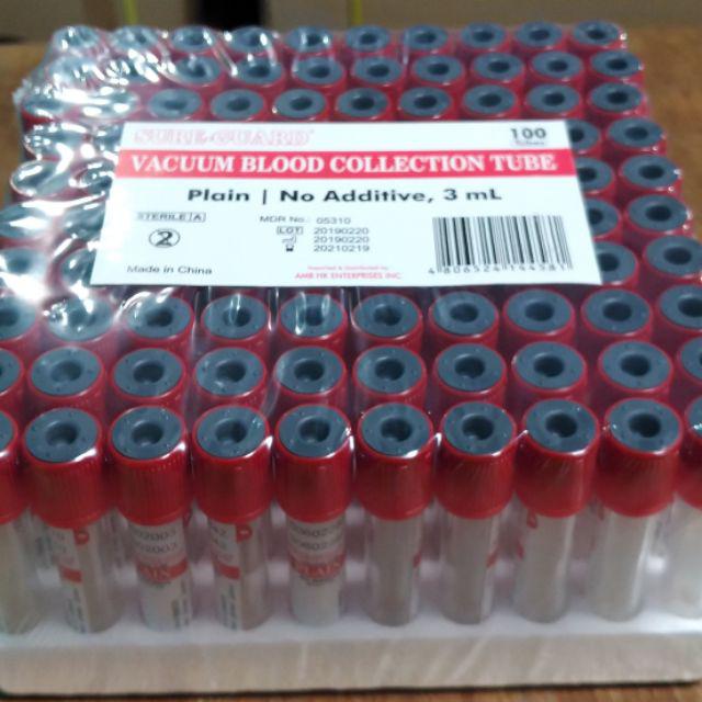 Vacutainer Plain / Red top tubes (2ml, 3ml, 5ml) Shopee Philippines