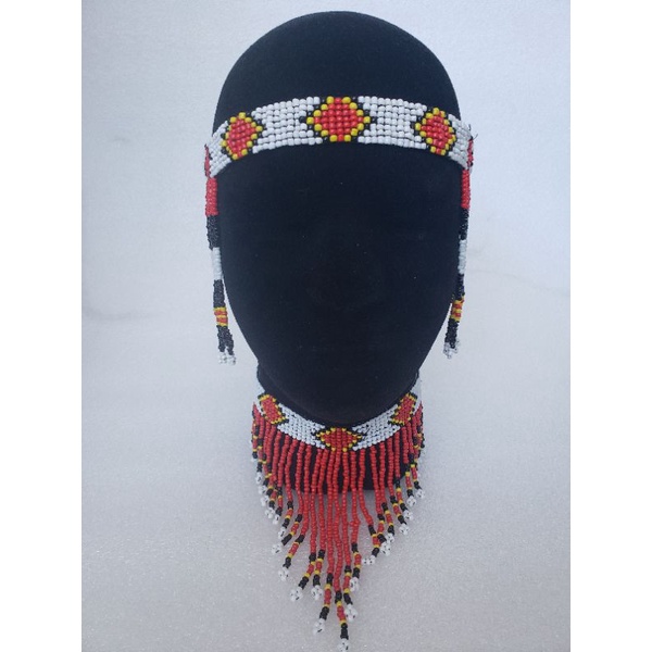 FASHION ETHNIC HEADDRESS AND NECKLACE SET FOR WOMEN/ TRIBAL/MANOBO ...