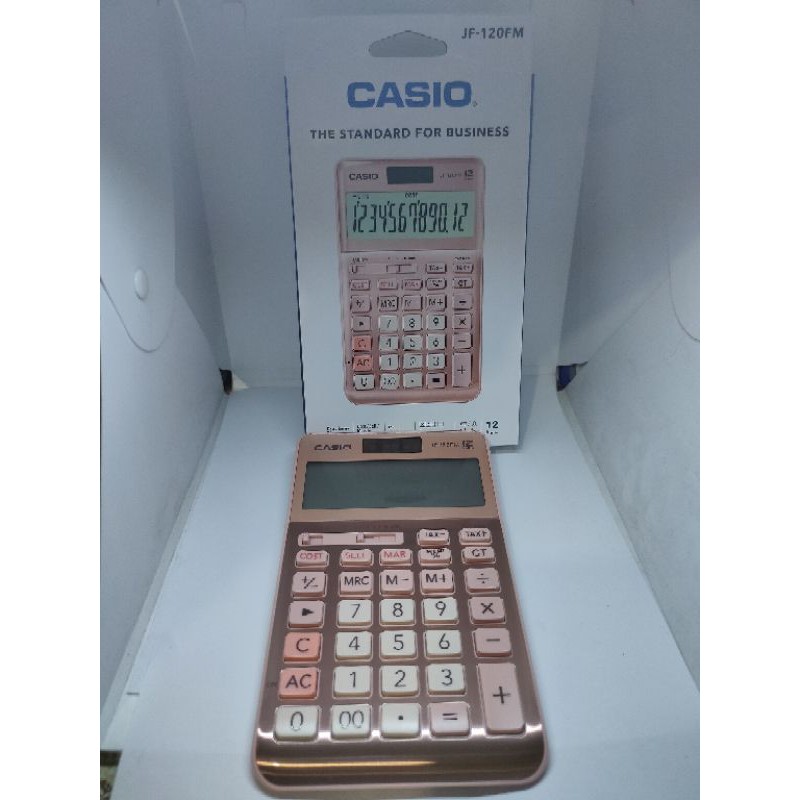 Casio JF120fm / JF120FM / JF 120FM / JF 120 FM Desk Type Calculator