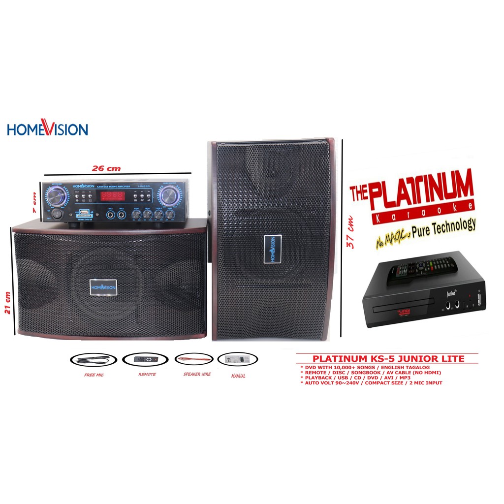 Platinum speaker hot sale and amplifier