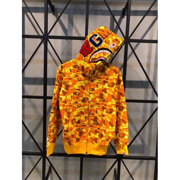 New Classic bap X PUBG Orange Camouflage Hoodie Sweater Men Women Shark Ape Head Yellow Desert Jakets Shopee Philippines