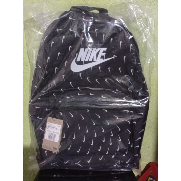 Nike Heritage Swoosh Backpack Black 25L GUARANTEED AUTHENTIC