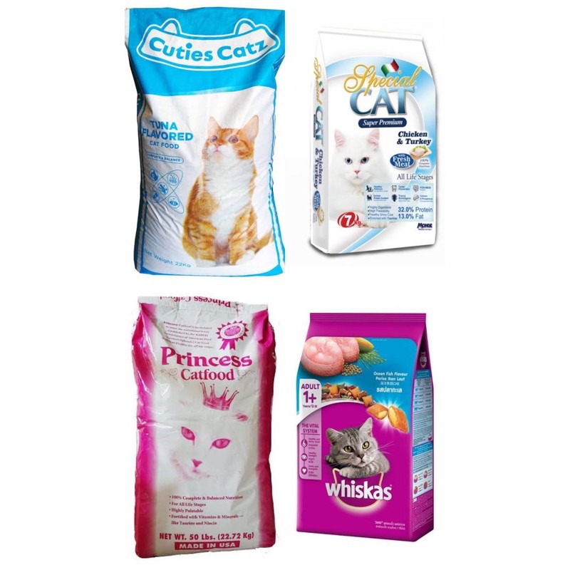CAT FOODS Cuties Tuna, Cuties Tuna and Shrimp, Whiskas Ocean