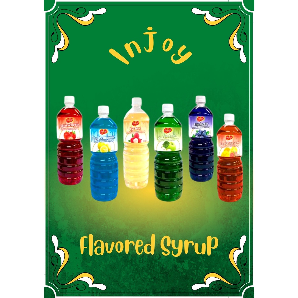 InJoy Fruit Flavored Syrup Shopee Philippines