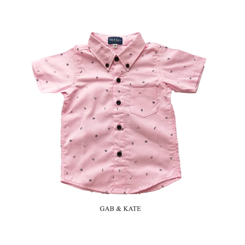 Pink Printed Quality Polo Shirt for Baby Toddler Shopee Philippines