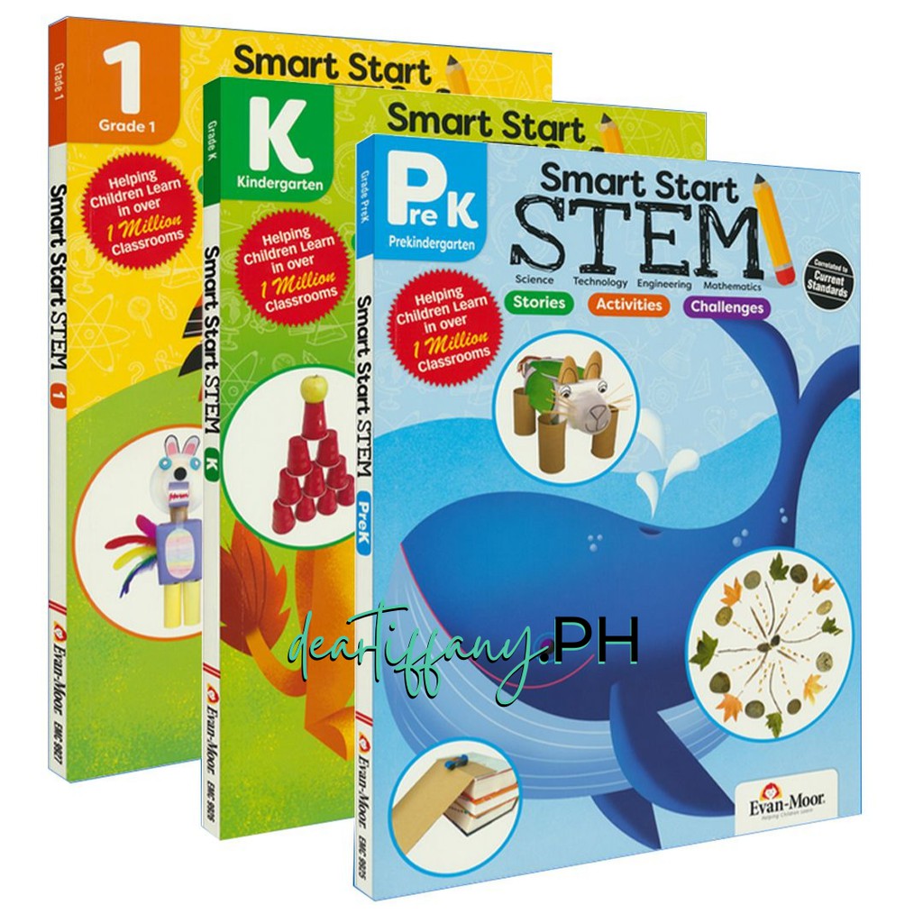 EVAN MOOR SMART START STEM LEARNING ACTIVITY WORKBOOKS CHILDRENS BOOK