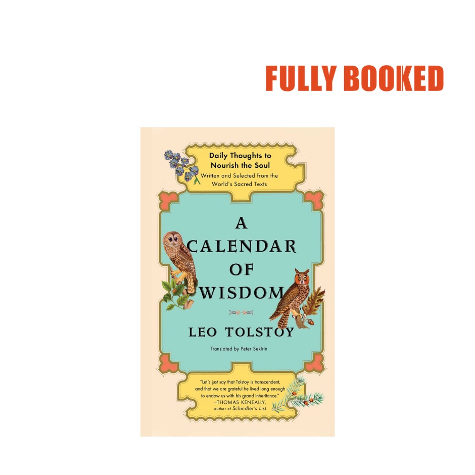 A Calendar of Wisdom (Hardcover) by Peter Sekirin, Leo Tolstoy Shopee