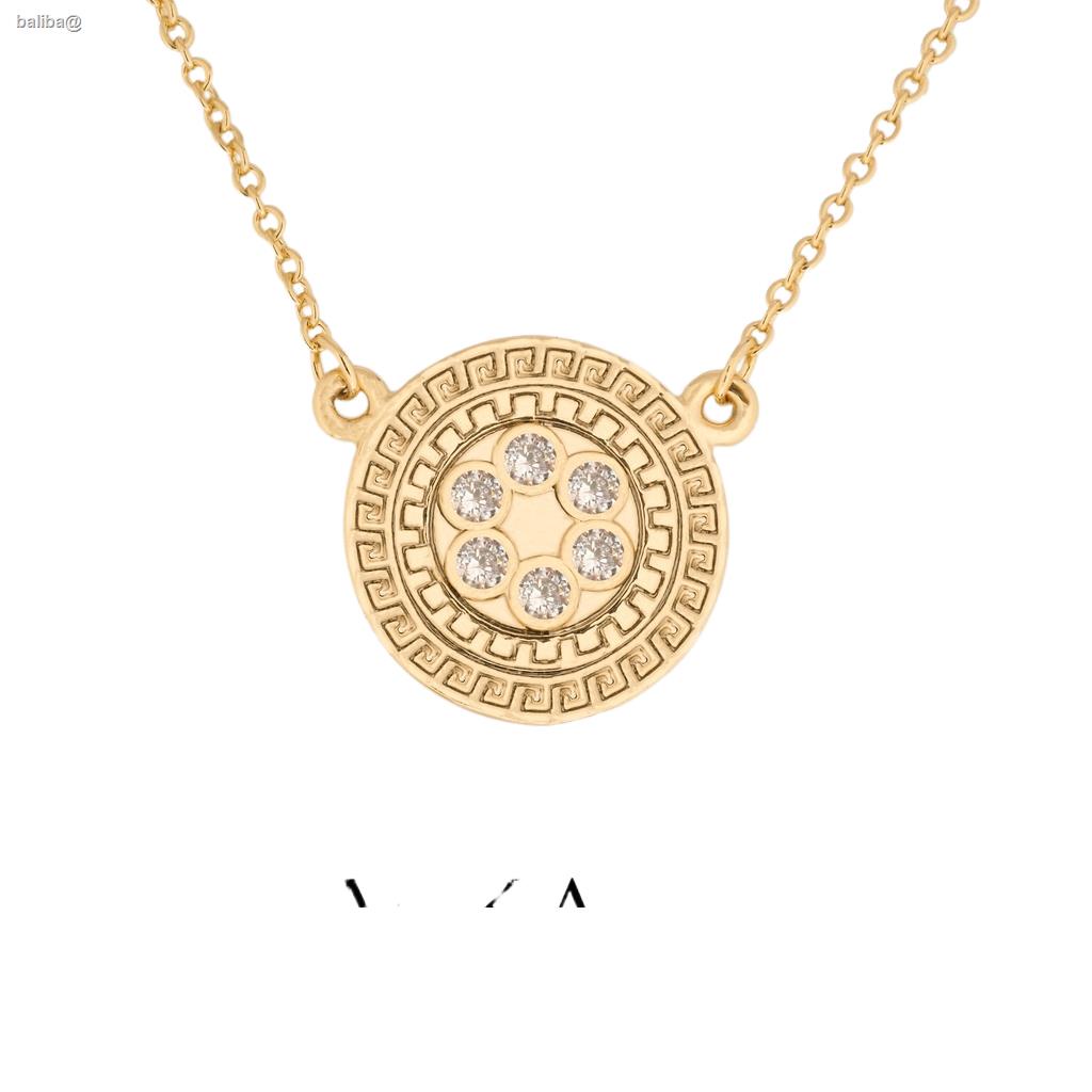 Mikana Greek Goddess 18k Gold Plated Athena Pendant Necklace ...