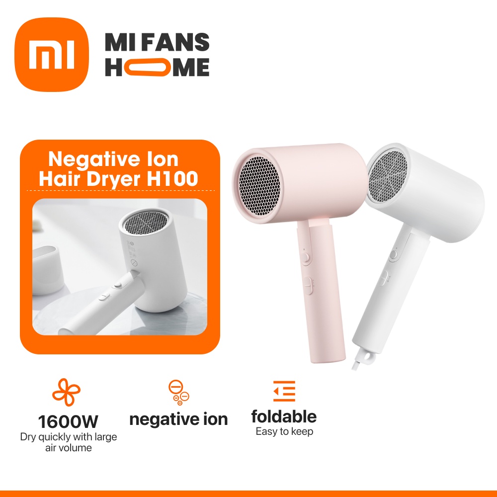 Xiaomi Foldable Hair Dryre Mi Negative Ion Portable Bluwer Quick Hair 