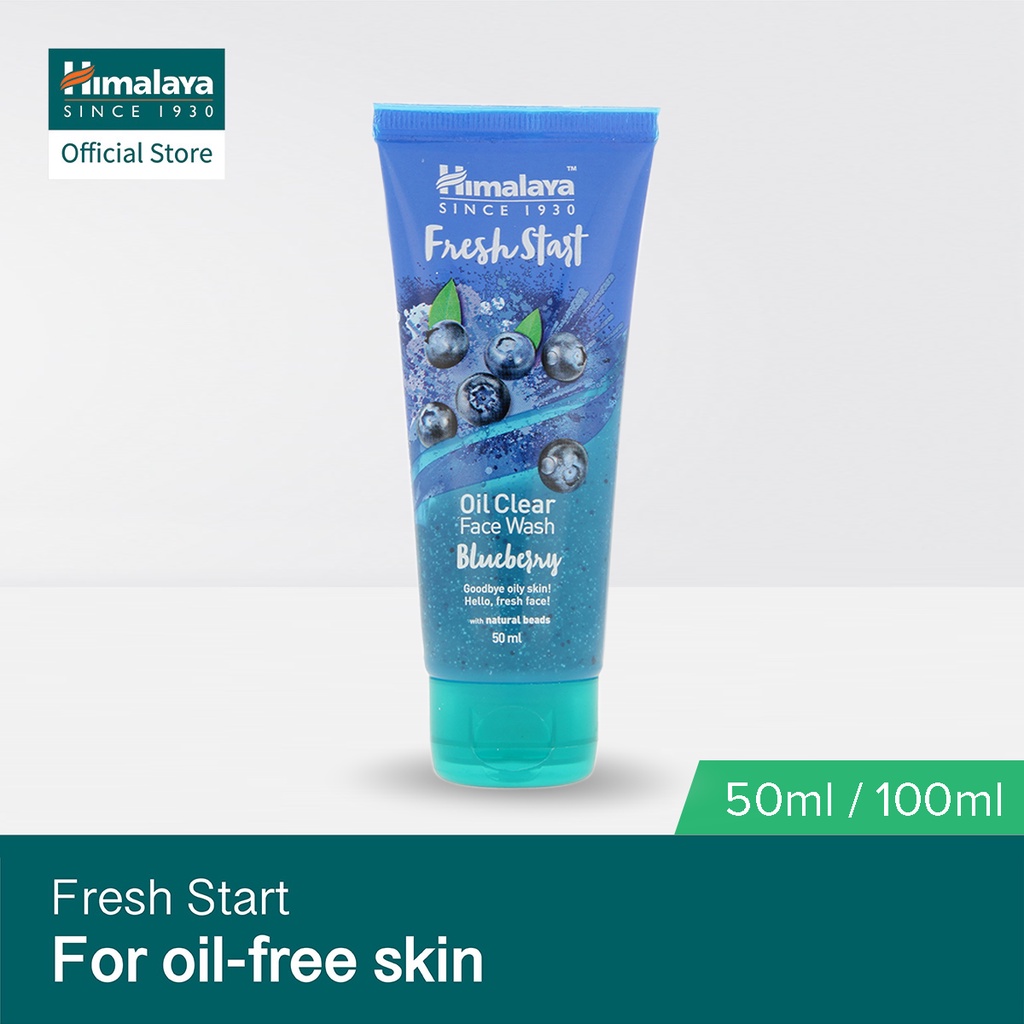 Himalaya Fresh Start Oil Clear Face Wash Blueberry 50ml Shopee Philippines