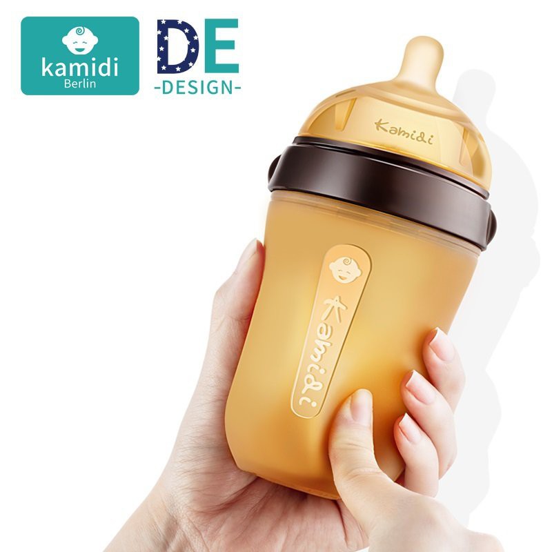 Kamidi Silicon Bottle 300ml Genuine For Babies, AntiChoke, Help Your
