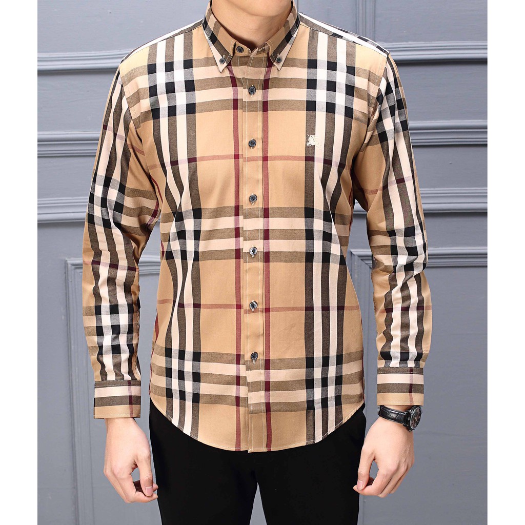 Burberry long 2024 sleeve mens